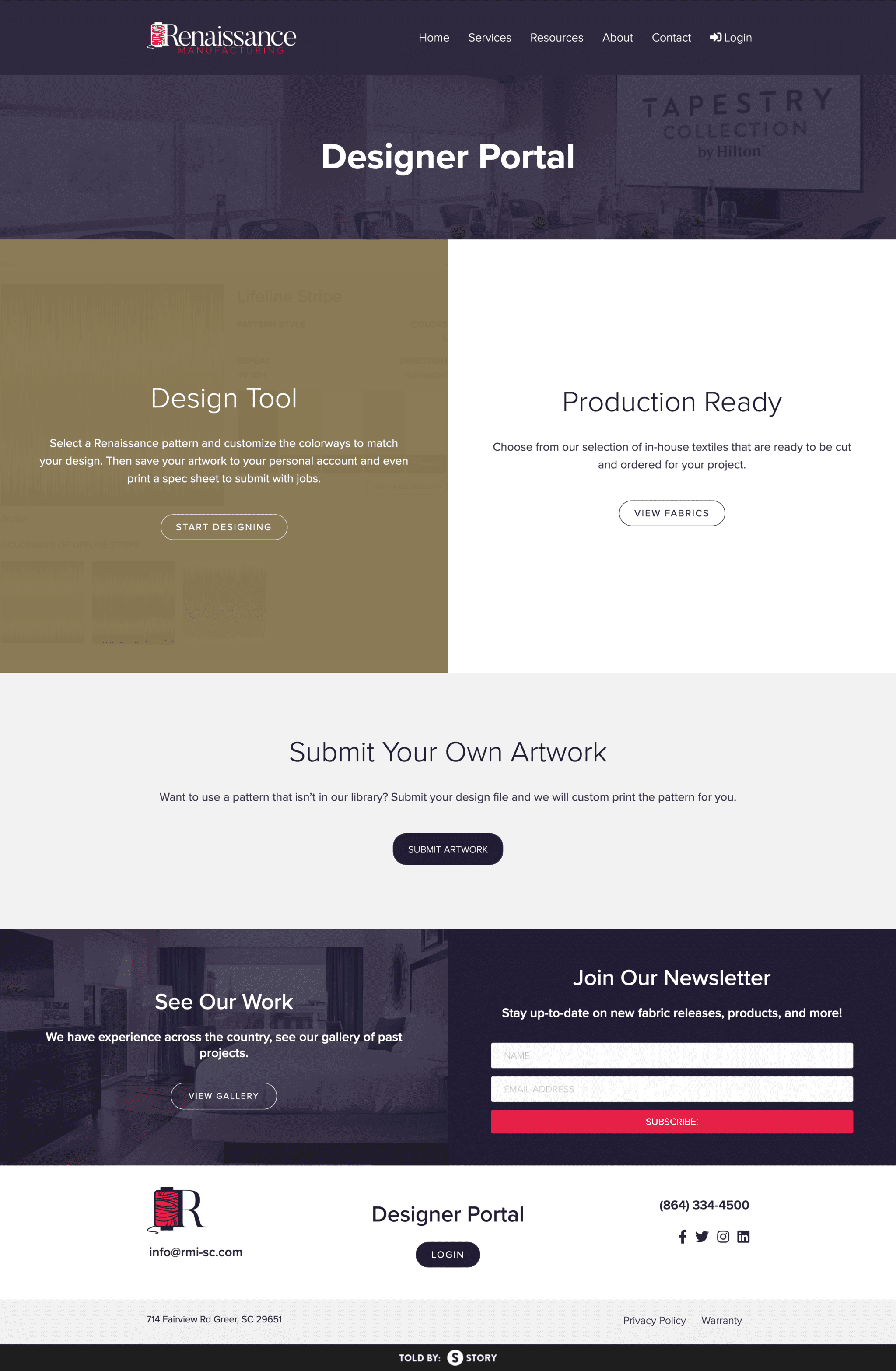 RMI-designer-portal