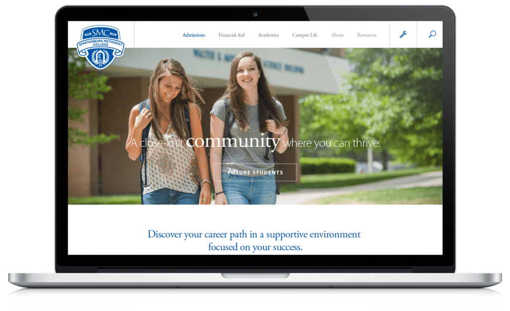 SMC_Macbook2 laptop view of SMC homepage